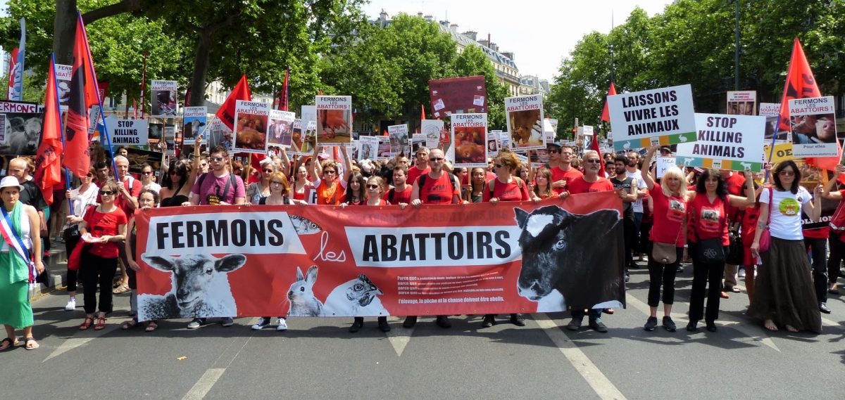 Marche pour la fermeture des abattoirs 2015